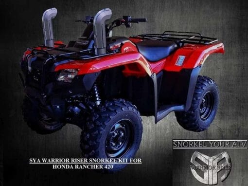 Snorkel Your Atv Honda Rancher Snorkel Kit, Warrior Edition