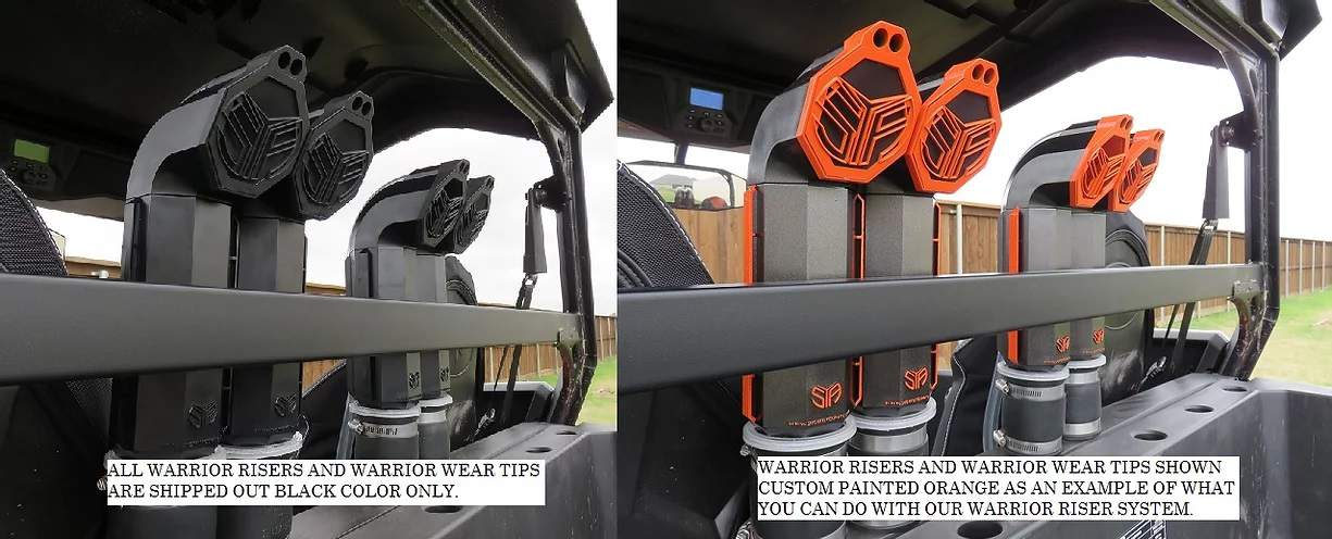Snorkel Your Atv Polaris Sportsman High Lifter Riser Extensions, Warrior Edition