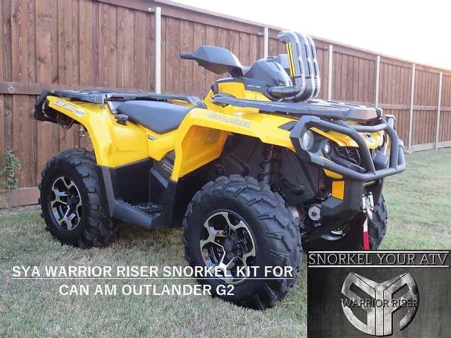 Snorkel Your Atv Can-am Outlander Snorkel Kit, Warrior Edition