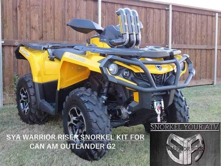 Snorkel Your Atv Can-am Outlander Snorkel Kit, Warrior Edition