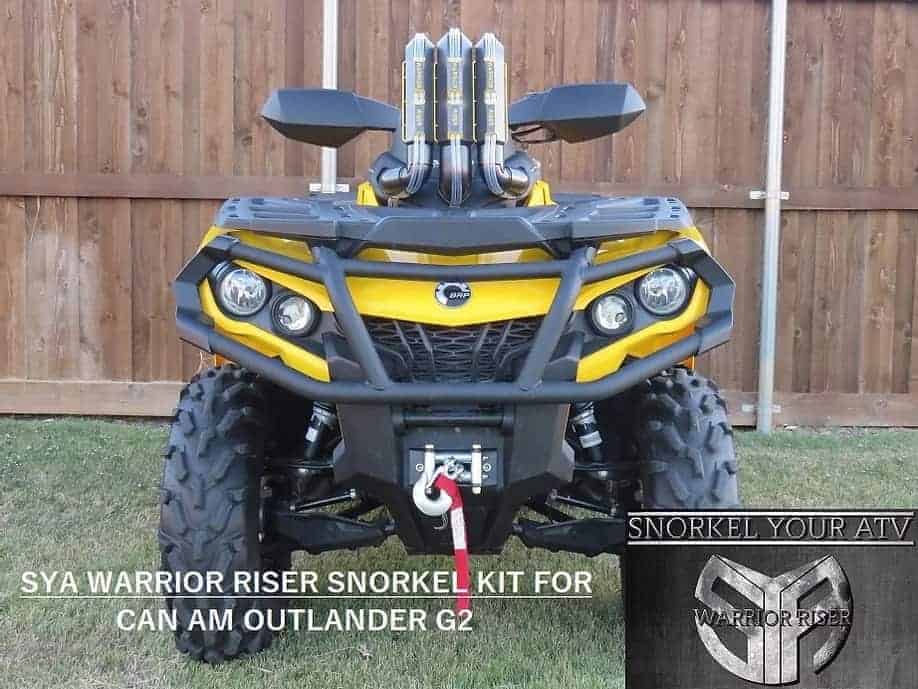 Snorkel Your Atv Can-am Outlander Snorkel Kit, Warrior Edition