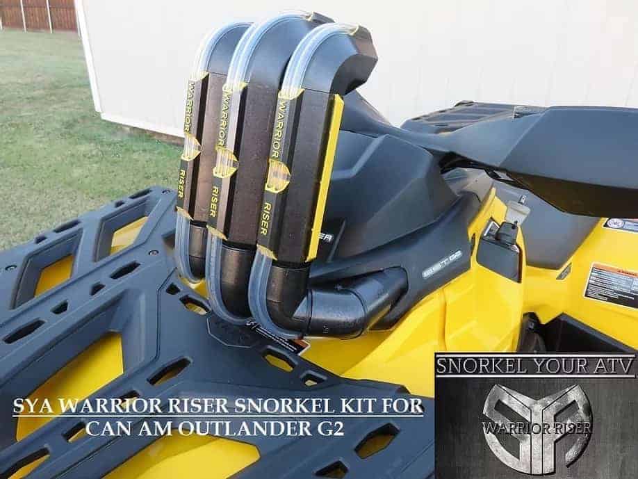 Snorkel Your Atv Can-am Outlander Snorkel Kit, Warrior Edition