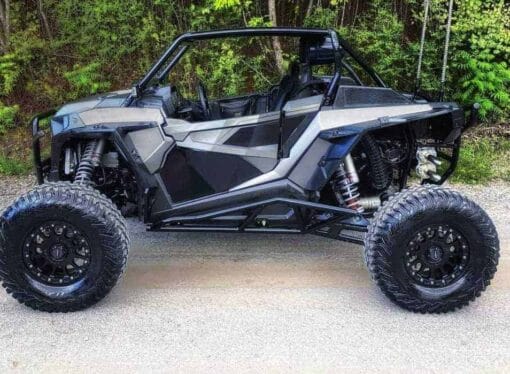 L&w Fab Polaris Rzr Xp 4 Turbo S Tree Kicker, Nerf Bars