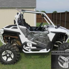 Snorkel Your Atv Polaris Rzr S 1000 Snorkel Kit, Dual 2" Warrior Edition