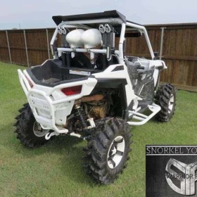 Snorkel Your Atv Polaris Rzr S 1000 Snorkel Kit, Dual 2" Warrior Edition