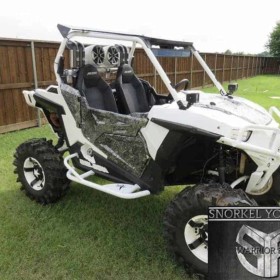 Snorkel Your Atv Polaris Rzr S 1000 Snorkel Kit, Dual 2" Warrior Edition