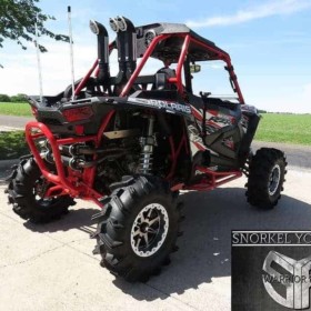 Snorkel Your Atv Polaris Rzr Xp High Lifter Snorkel Extensions, Warrior Edition