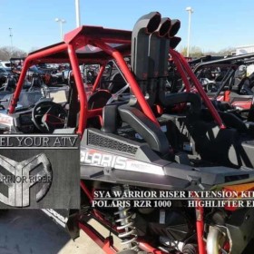 Snorkel Your Atv Polaris Rzr Xp High Lifter Snorkel Extensions, Warrior Edition