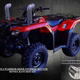 Snorkel Your Atv Honda Rancher Snorkel Kit, Warrior Edition