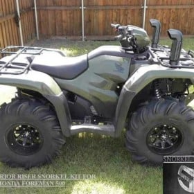 Snorkel Your Atv Honda Foreman Snorkel Kit, Warrior Edition