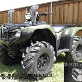 Snorkel Your Atv Honda Foreman Snorkel Kit, Warrior Edition