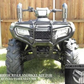 Snorkel Your Atv Honda Foreman Snorkel Kit, Warrior Edition