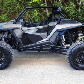 L&w Fab Polaris Rzr Xp 4 Turbo S Tree Kicker, Nerf Bars