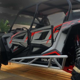 L&w Fab Polaris Rzr Xp 4 Turbo S Tree Kicker, Nerf Bars