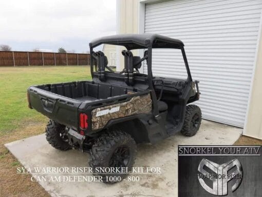 Snorkel Your Atv Can-am Defender Snorkel Kit, Warrior Edition