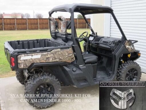 Snorkel Your Atv Can-am Defender Snorkel Kit, Warrior Edition