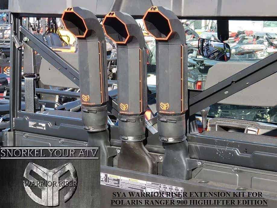 Snorkel Your Atv Polaris Ranger Highlifter Snorkel Extension Kit, Warrior Edition