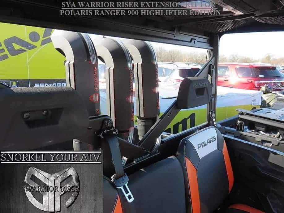 Snorkel Your Atv Polaris Ranger Highlifter Snorkel Extension Kit, Warrior Edition