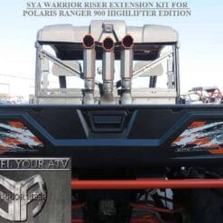 Snorkel Your Atv Polaris Ranger Highlifter Snorkel Extension Kit, Warrior Edition