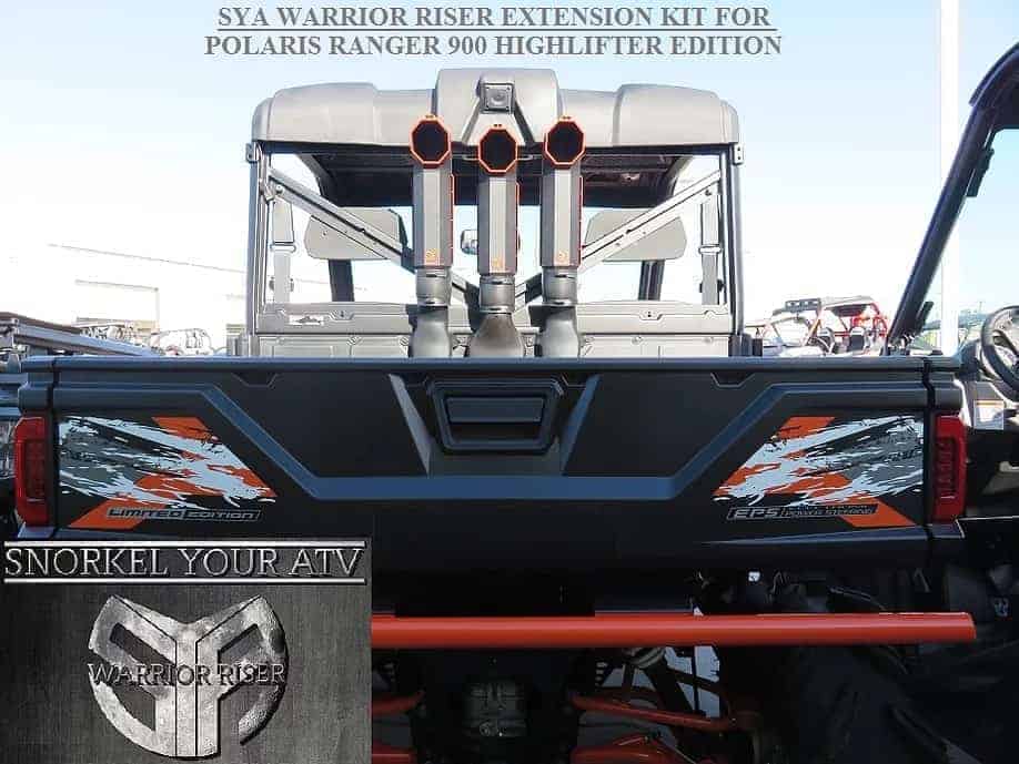 Snorkel Your Atv Polaris Ranger Highlifter Snorkel Extension Kit, Warrior Edition