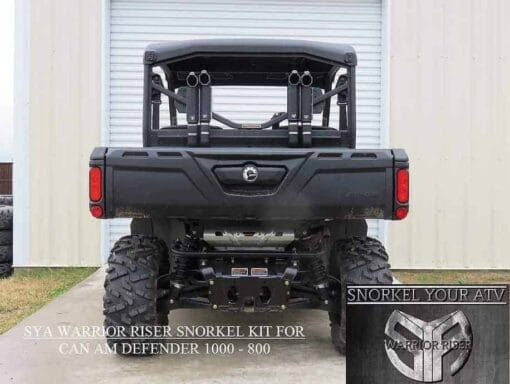 Snorkel Your Atv Can-am Defender Snorkel Kit, Warrior Edition