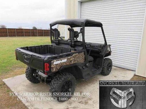 Snorkel Your Atv Can-am Defender Snorkel Kit, Warrior Edition