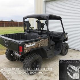 Snorkel Your Atv Can-am Defender Snorkel Kit, Warrior Edition