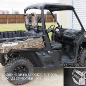 Snorkel Your Atv Can-am Defender Snorkel Kit, Warrior Edition