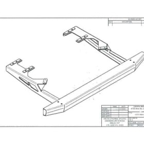 Yamaha Wolverine Rmax Rear Bumper