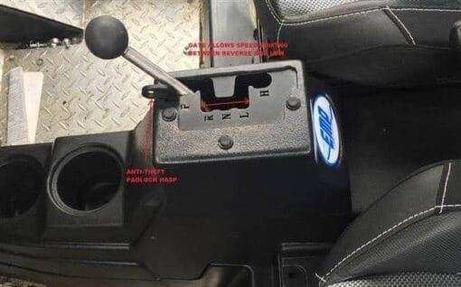 Polaris Rzr Xp Series Gated Shifter Plate