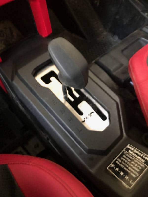 Honda Talon Gated Shifter Plate
