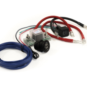 True Amalgamated Utv Dual Battery Wiring Kit, Smart Isolator With Meter