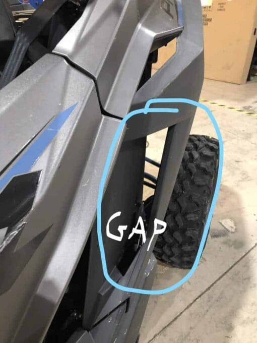 Trail Armor Polaris Rzr Pro Xp Fender Inserts, Turbo R Fitment