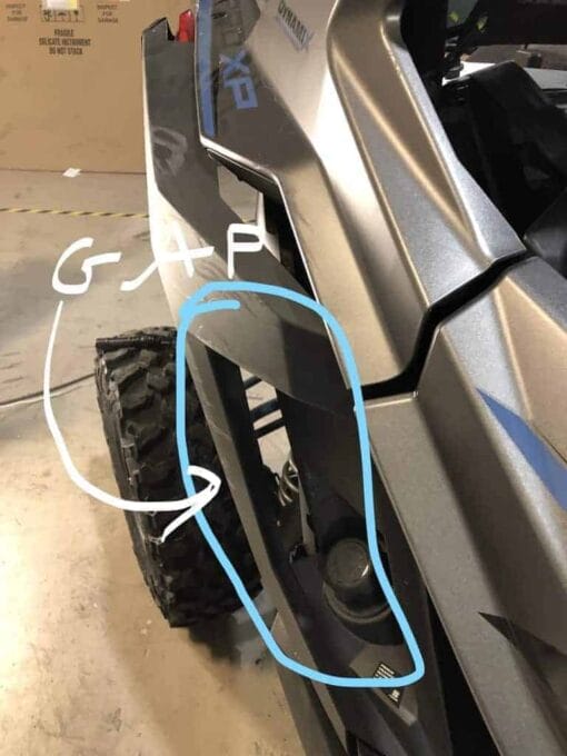 Trail Armor Polaris Rzr Pro Xp Fender Inserts, Turbo R Fitment