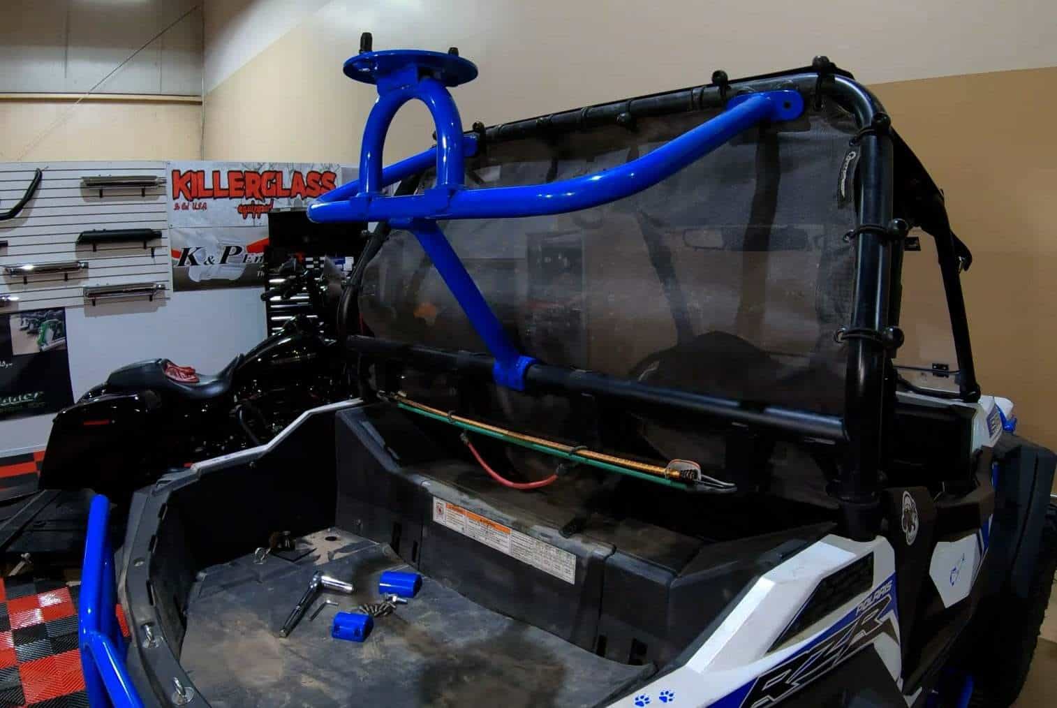 Tab Offroad Polaris Rzr Spare Tire Rack, Trail And S Series