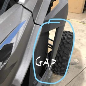 Trail Armor Polaris Rzr Pro Xp Fender Inserts, Turbo R Fitment