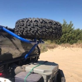 Tab Offroad Polaris Rzr Spare Tire Rack, Trail And S Series