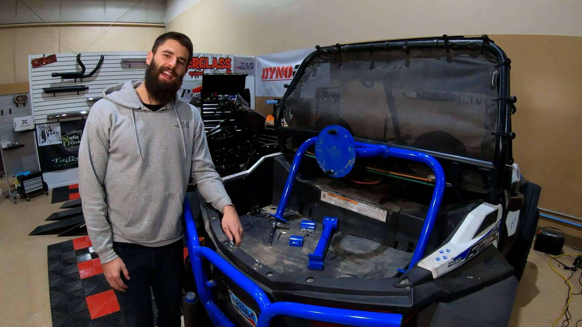 RZR Spare Tire Install