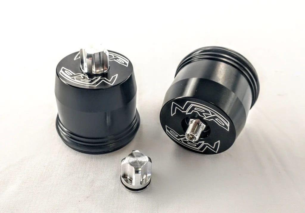 Nitro Racing Products Shock Reservoir Caps, Fox Gen 2 Shocks High Pressure