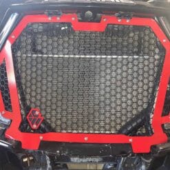 L And W  Fab Polaris Rzr Xp Grille, 2 Piece Clip In Upgrade