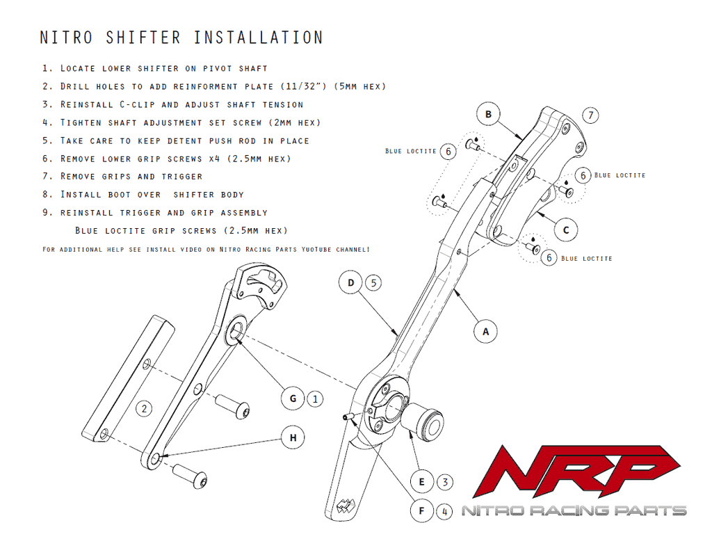Nrp Polaris Rzr Xp Gated Shifter