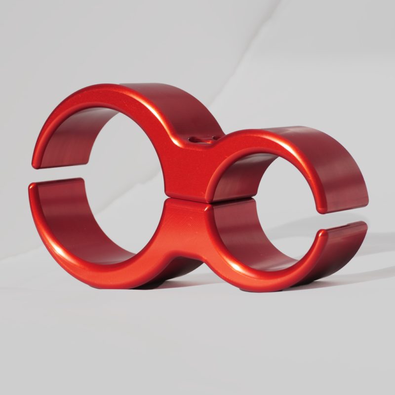 NRP Shock Reservoir Clamps, Milled Billet Aluminum, Anodized