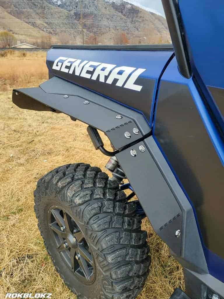 Rokblokz Polaris General Xp Mud Flap Fender Extensions