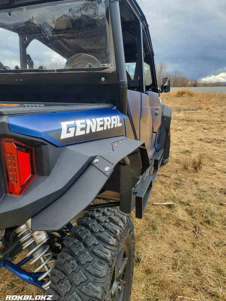 Rokblokz Polaris General Xp Mud Flap Fender Extensions