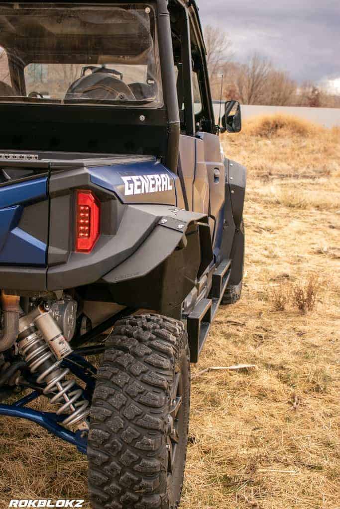 Rokblokz Polaris General Xp Mud Flap Fender Extensions