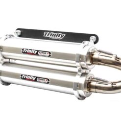 Trinity Racing Polaris Rzr Xp Turbo Exhaust System - Brushed Finished, Full System
