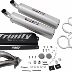 Trinity Racing Polaris Rzr Pro Xp Exhaust System - Black Finish, Full System
