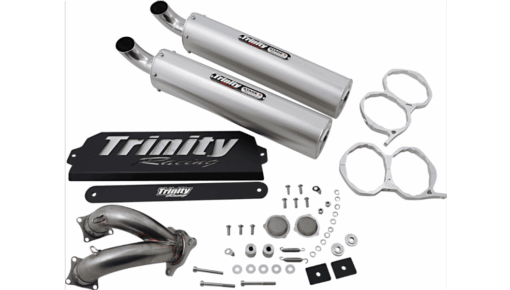 Trinity Racing Polaris Rzr Pro Xp Exhaust System - Black Finish, Full System