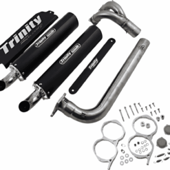 Trinity Racing Polaris Rzr Pro Xp Exhaust System - Black Finish, Full System