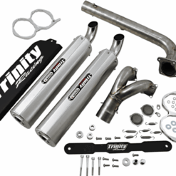 Trinity Racing Polaris Rzr Pro Xp Exhaust System - Black Finish, Full System